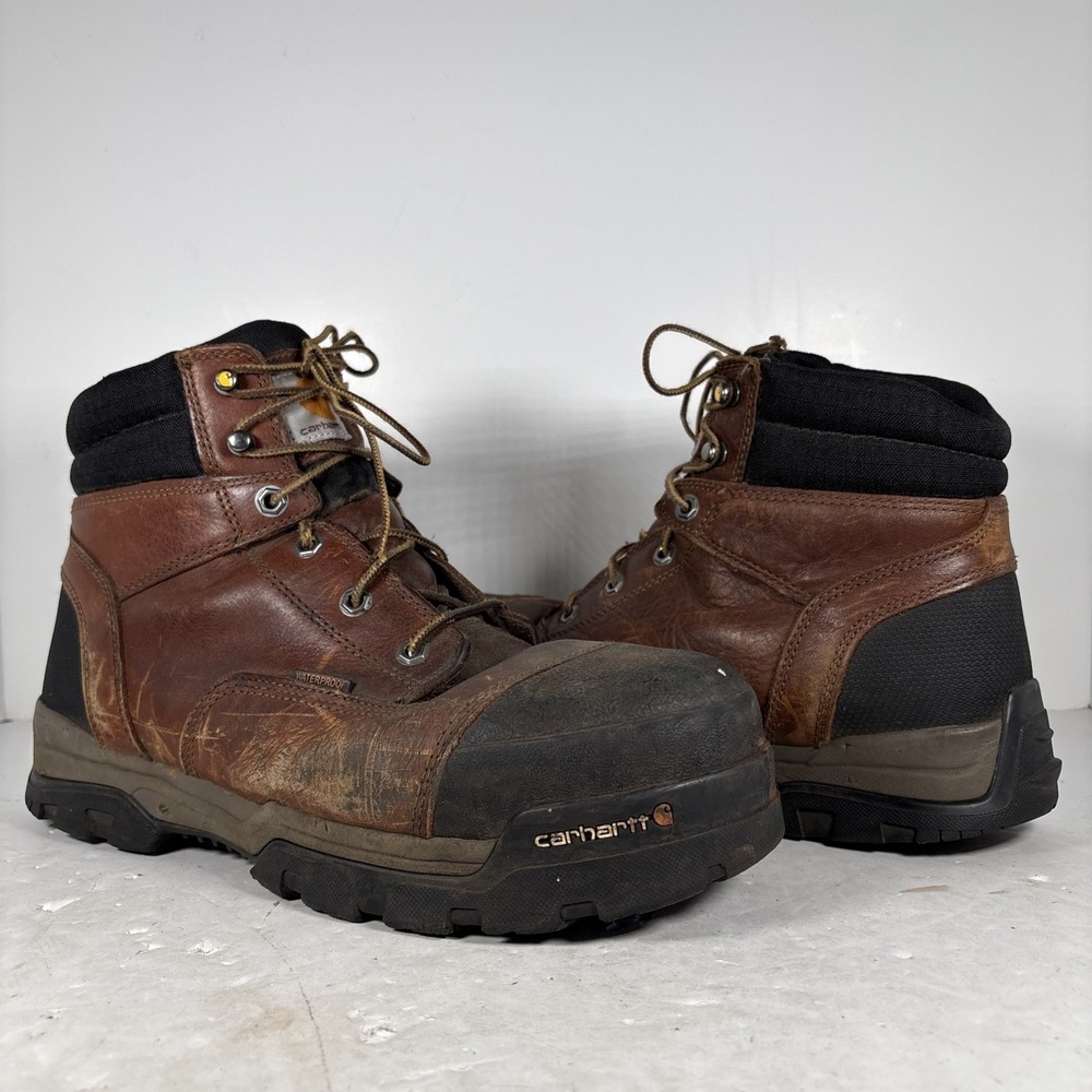 Size 11 Carhartt Ground Force Waterproof 6" Composite Toe Work Boot CME6355